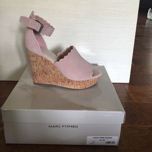 Marc Fisher pink sandals